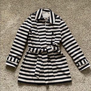 Banana Republic Striped Trench